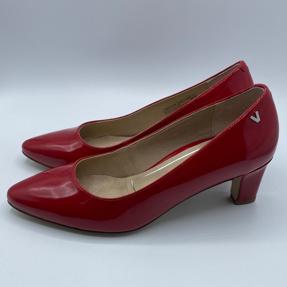 NEW Vionic Madison Mia in CHERRY PATENT LEATHER